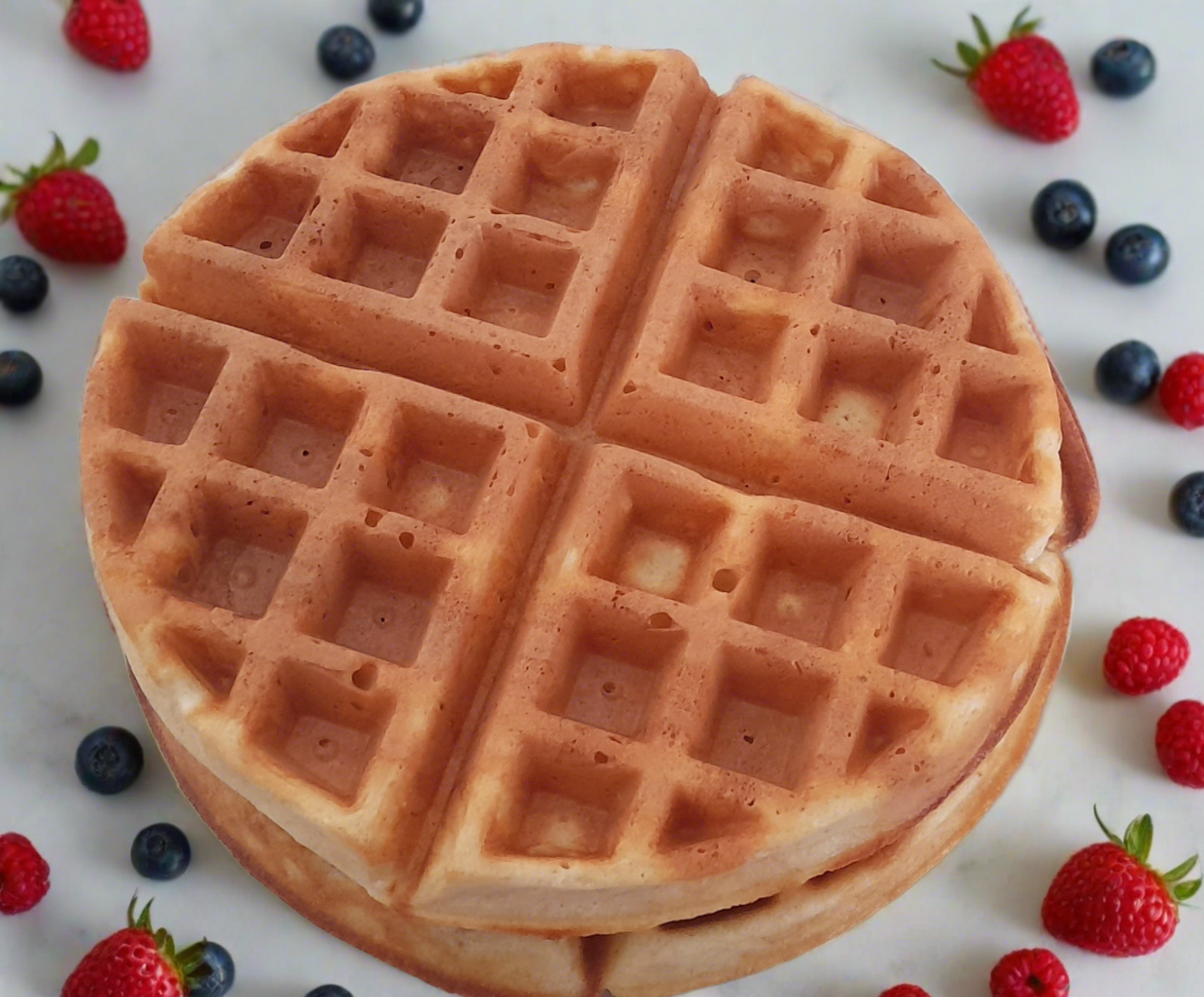 THE BEST SOURDOUGH WAFFLES